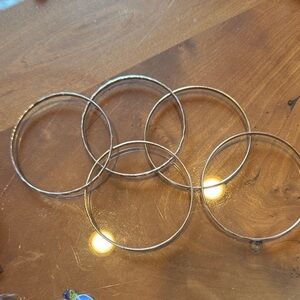 Set of Silver Bangles